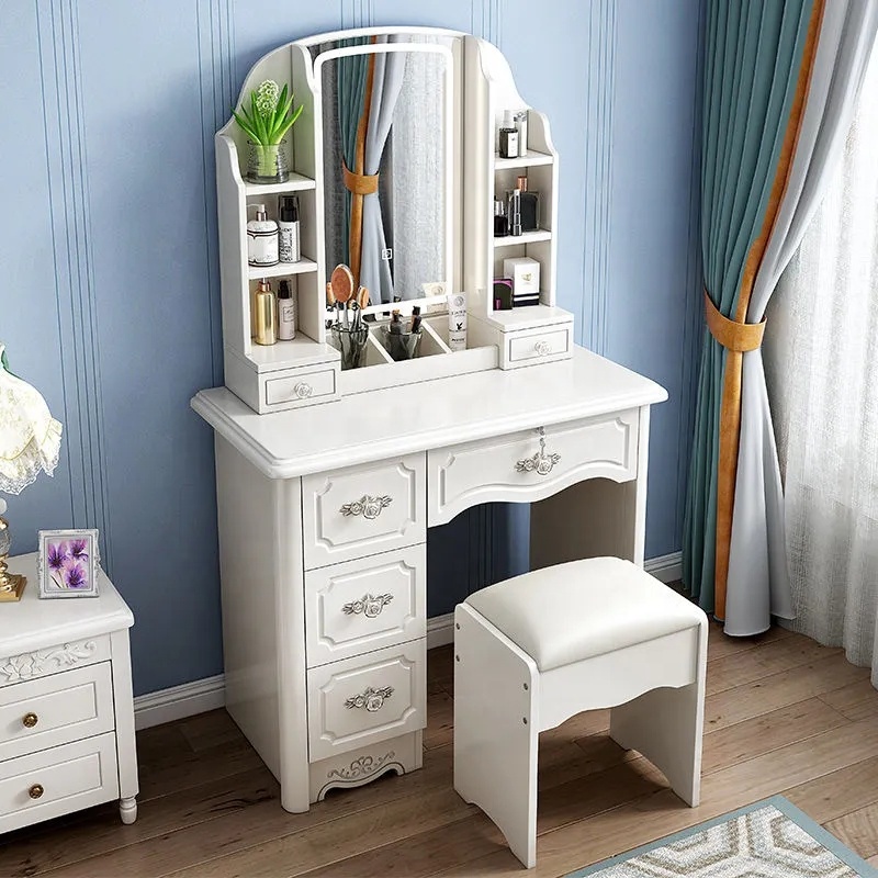 Desk Setup Simple - Kızlar için Beyaz ve Pembe Modern