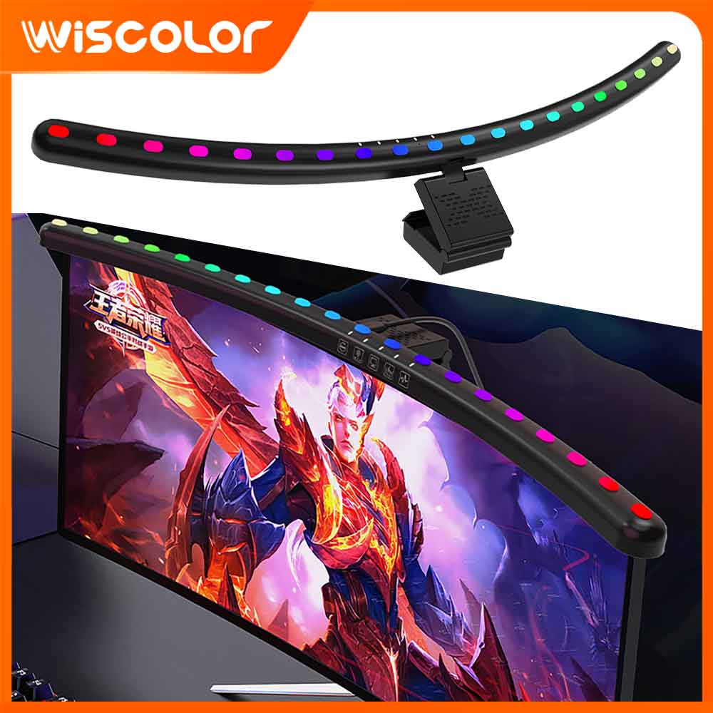 Desk Setup In Office - RGB Işık Çubuğu Monitör Akıllı Wifi
