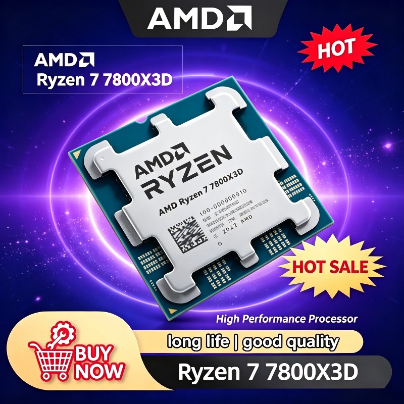 Amd Cpu Ryzen 7 - AMD R7 7800X3D CPU 8 Çekirdekli