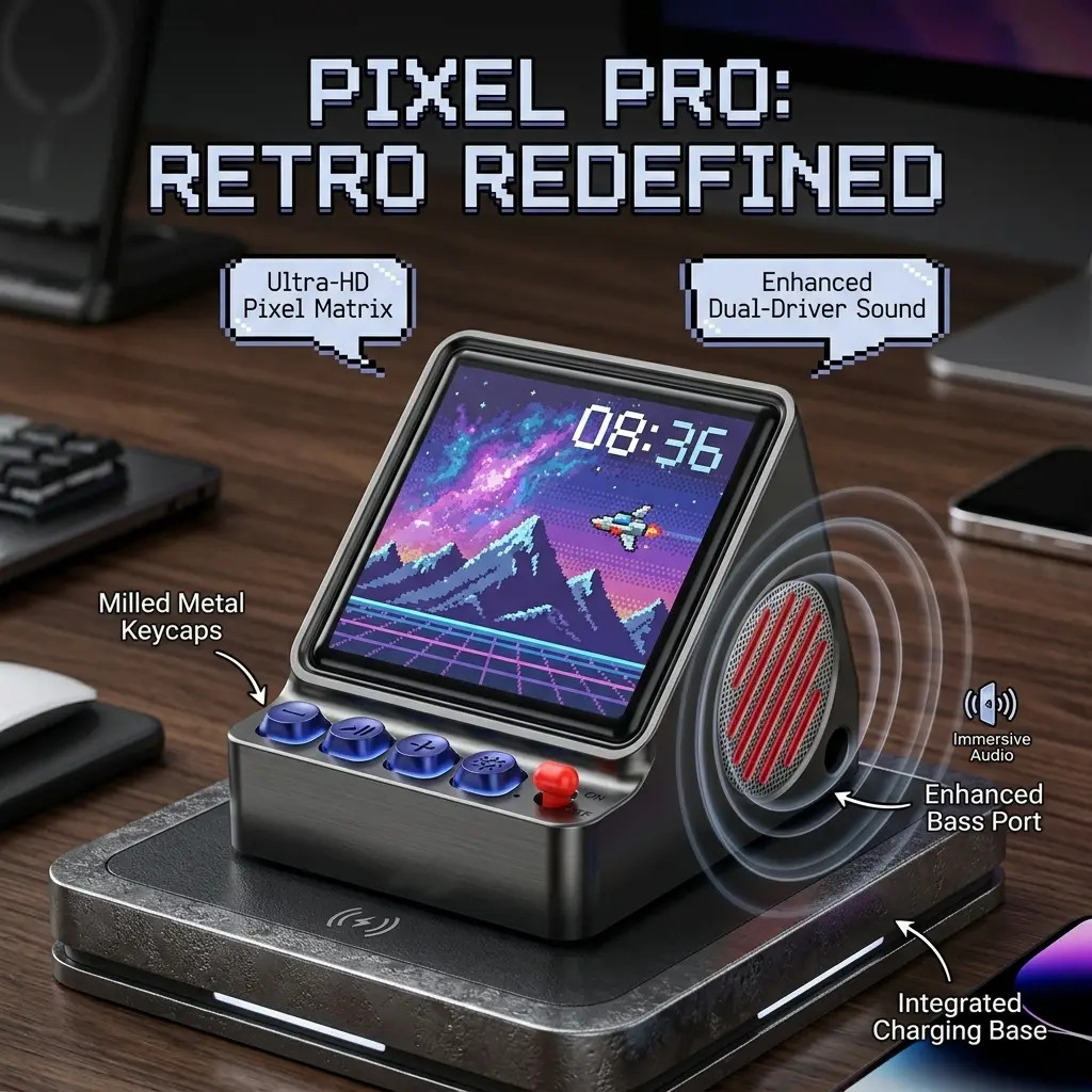 Desk Setup Diy - Retro Piksel Sanatı Programlanabilir LED Ekranlı