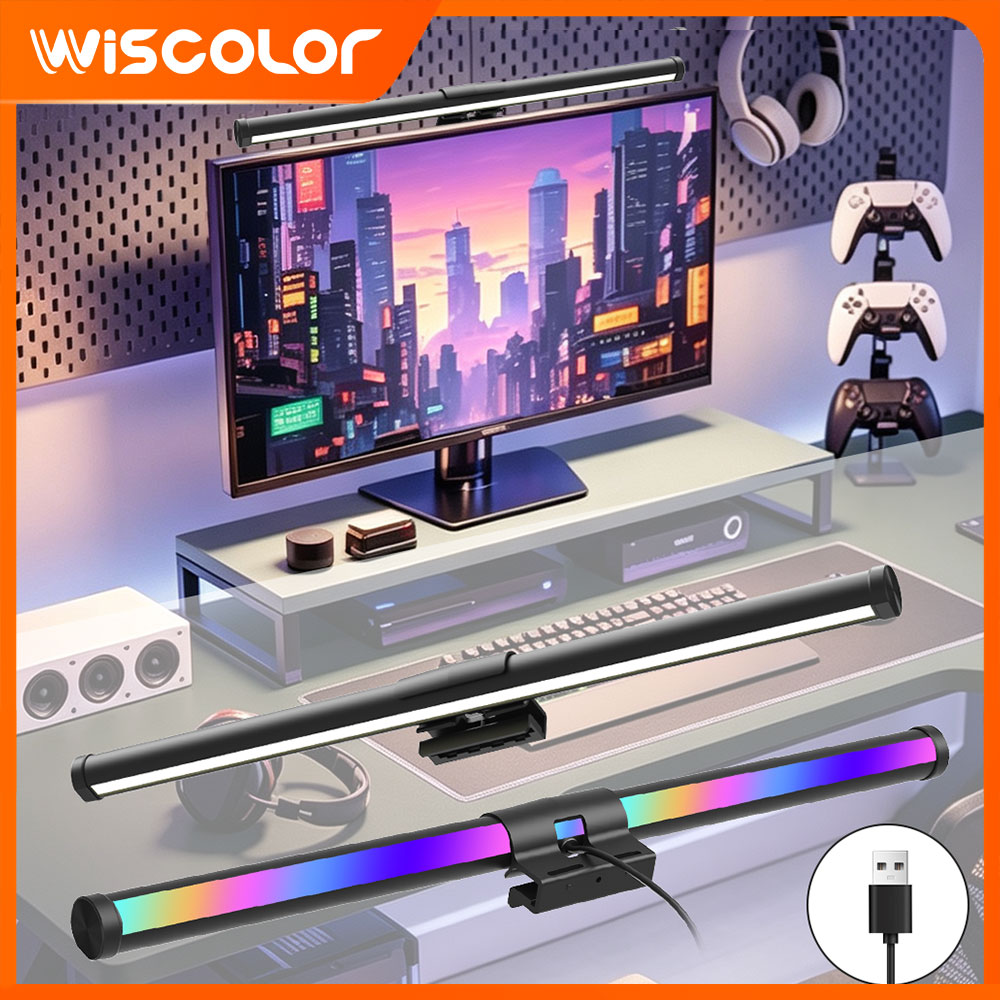 Desk Setup Art - RGB Monitör Işık Çubuğu Kurulumu Kısılabilir