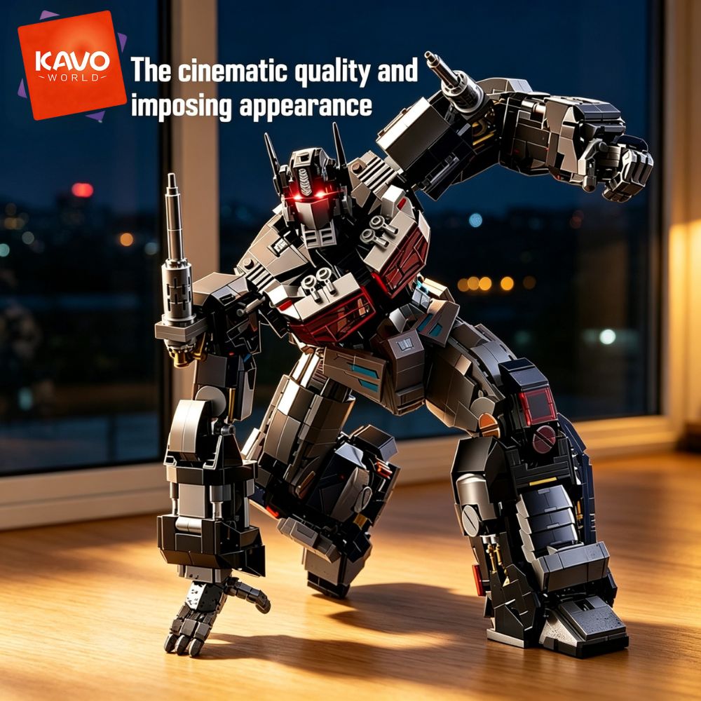 Desk Setup Diy - KAVOWORLD 2045 parça Future Mecha Robot