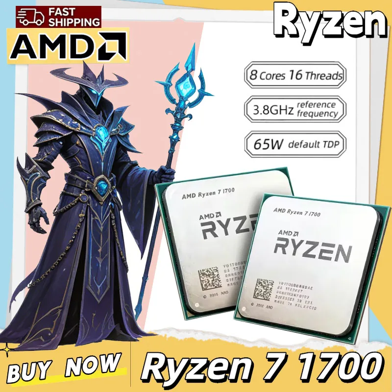 Amd Cpu Ryzen 7 - AMD Ryzen 7 1700 3.0GHz Sekiz