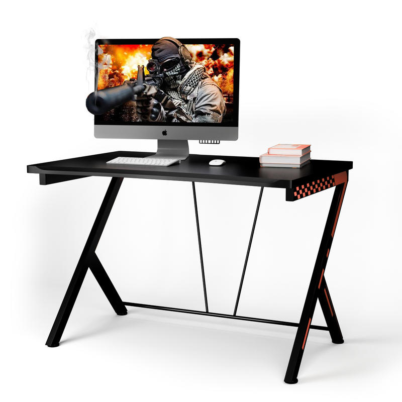 L Shaped Desk Setup - Modern Ergonomik Bilgisayar Masası, Metal Çerçeveli