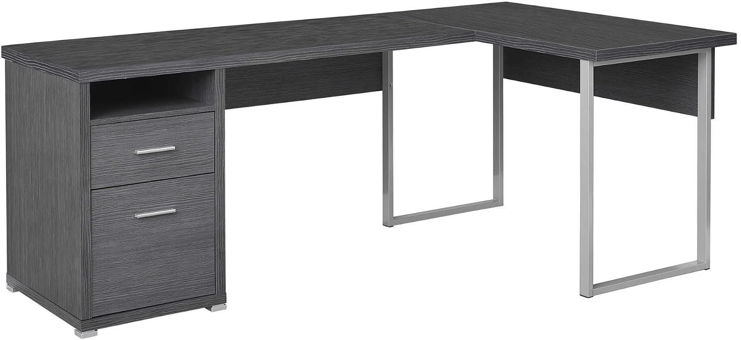 L Shaped Desk Setup - I 7257 Bilgisayar Masası, Ev Ofisi,