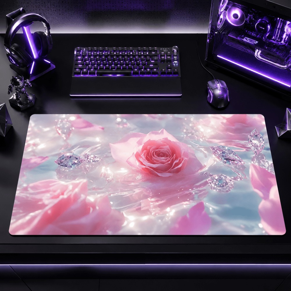 Orijinal pembe gül filigranı.  - Desk Setup Simple incelemesi ve fiyatı