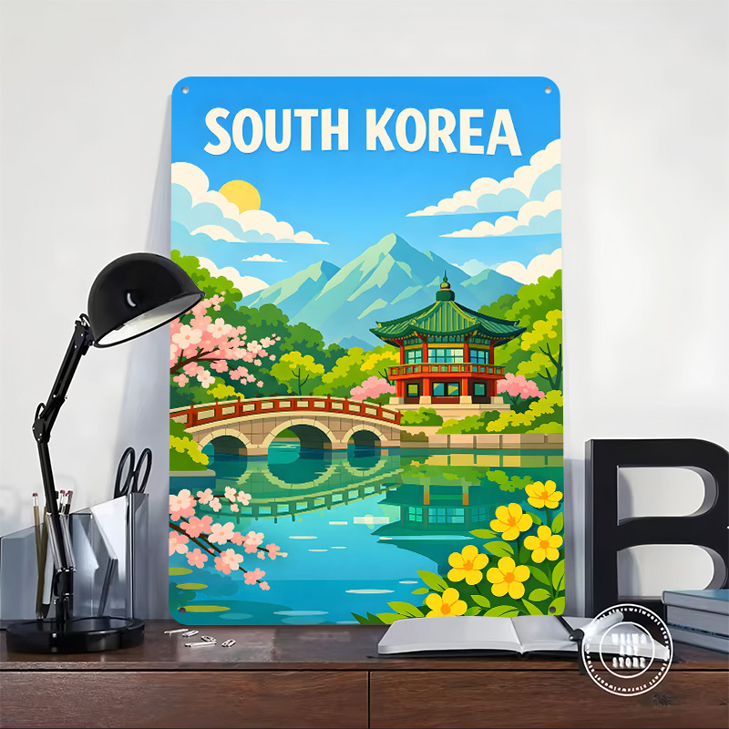 Güney Kore Seyahat Posteri Öze - Desk Setup Art incelemesi ve fiyatı