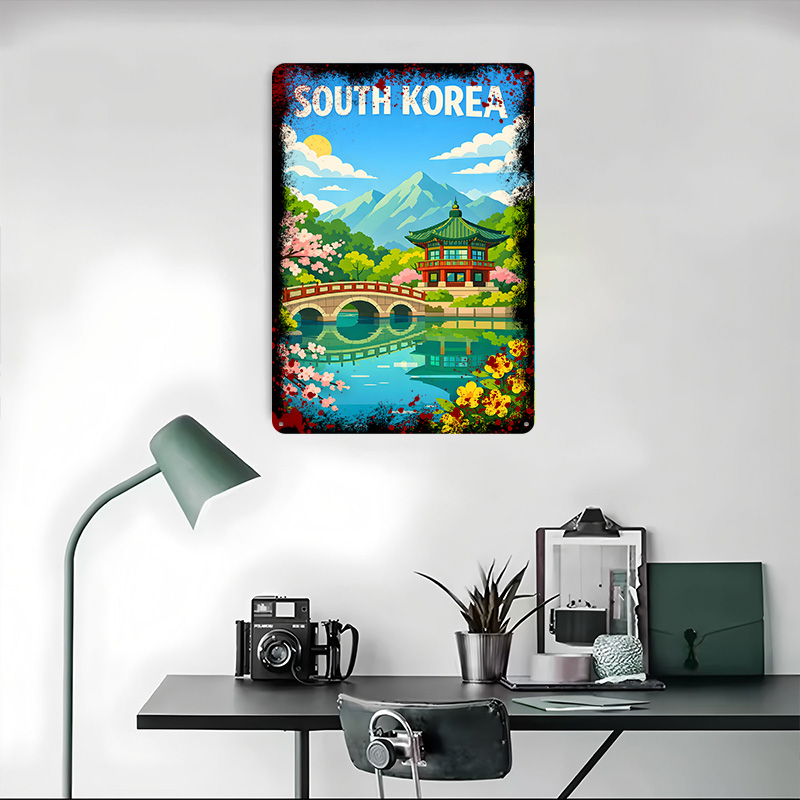 Güney Kore Seyahat Posteri Öze - Desk Setup Art incelemesi ve fiyatı