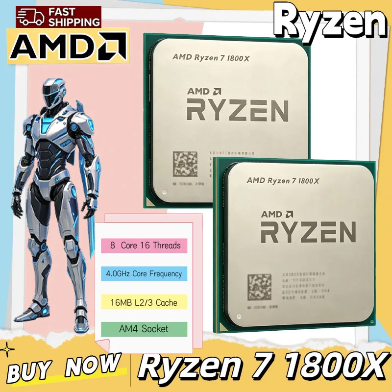 AMD Ryzen 7 1800X CPU 3.60GHz- - Amd Cpu Ryzen 7 incelemesi ve fiyatı