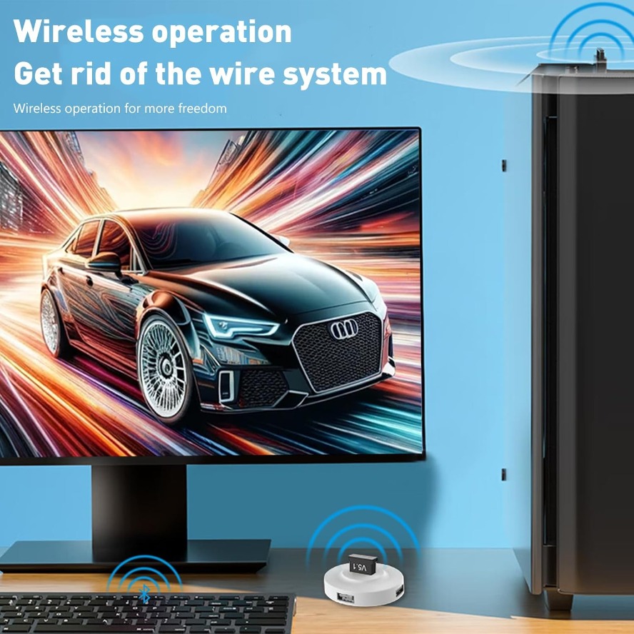 Bluetooth 5.1 Dongle Adaptörü  - Desk Setup Speakers incelemesi ve fiyatı
