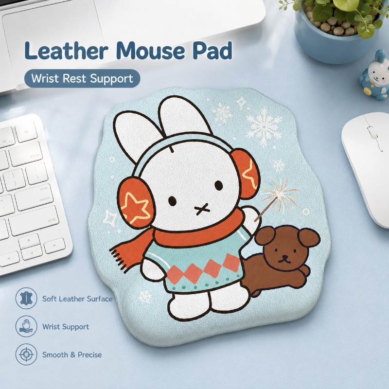 Anime Miffy Deri Mouse Pad, Bi - Desk Setup In Office incelemesi ve fiyatı