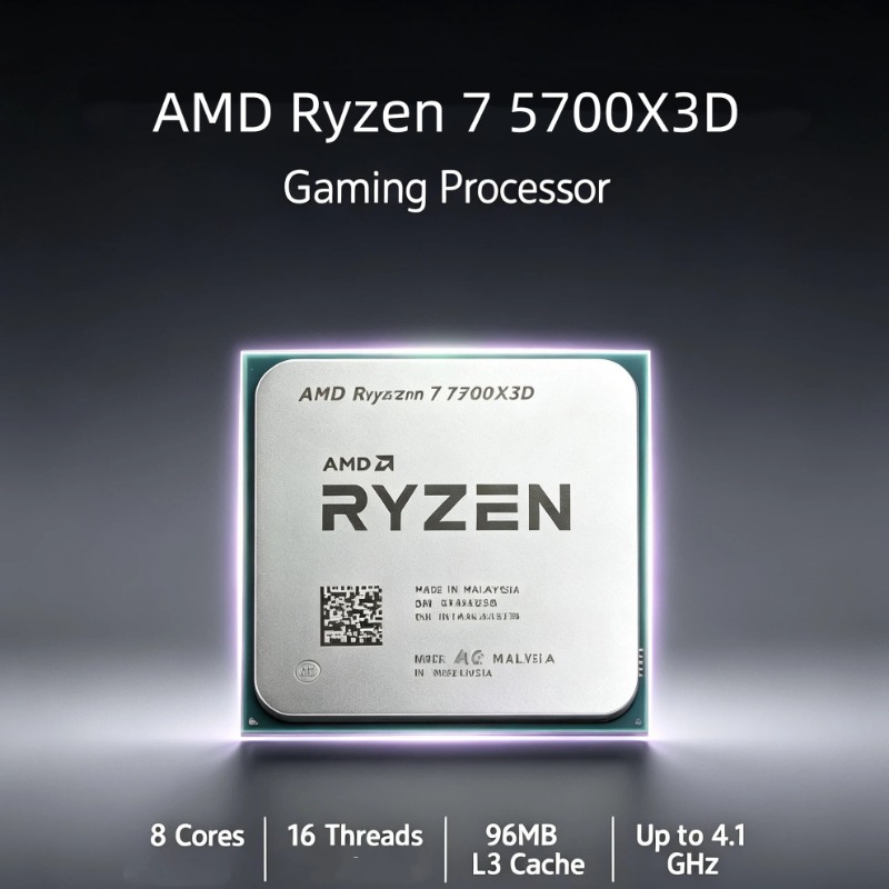 Yeni AMD Ryzen 7 5700X3D R7 57 - Amd Cpu Ryzen 7 incelemesi ve fiyatı