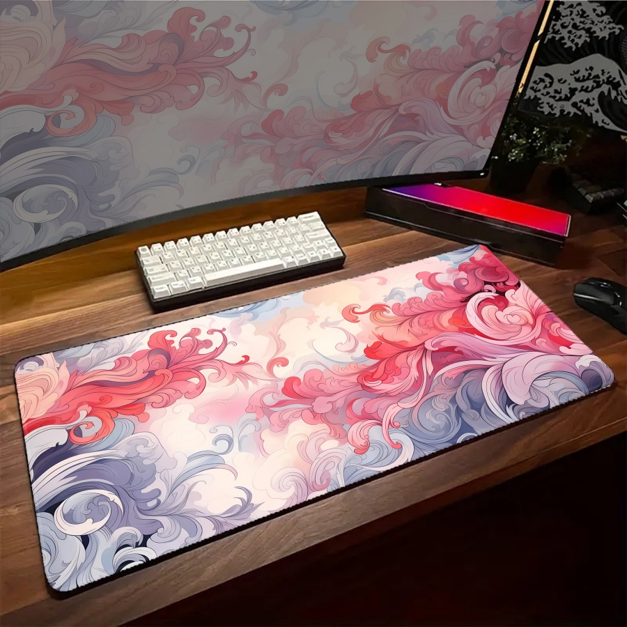 Büyük Sanatsal Tüy Mouse Pad O - Desk Setup Art incelemesi ve fiyatı