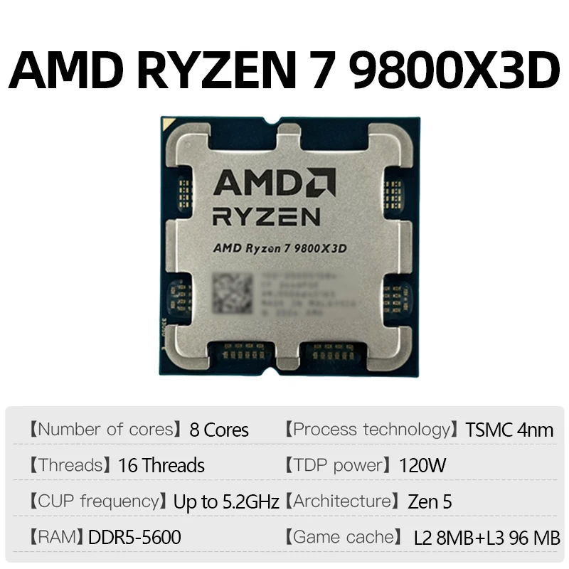AMD Ryzen 7 9800X3D Oyun İşlem - Amd Cpu Ryzen 7 incelemesi ve fiyatı