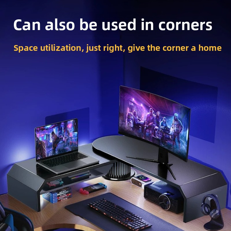 Oyun Çift Monitör Standı Ofis  - Desk Setup For Laptop And Monitor incelemesi ve fiyatı