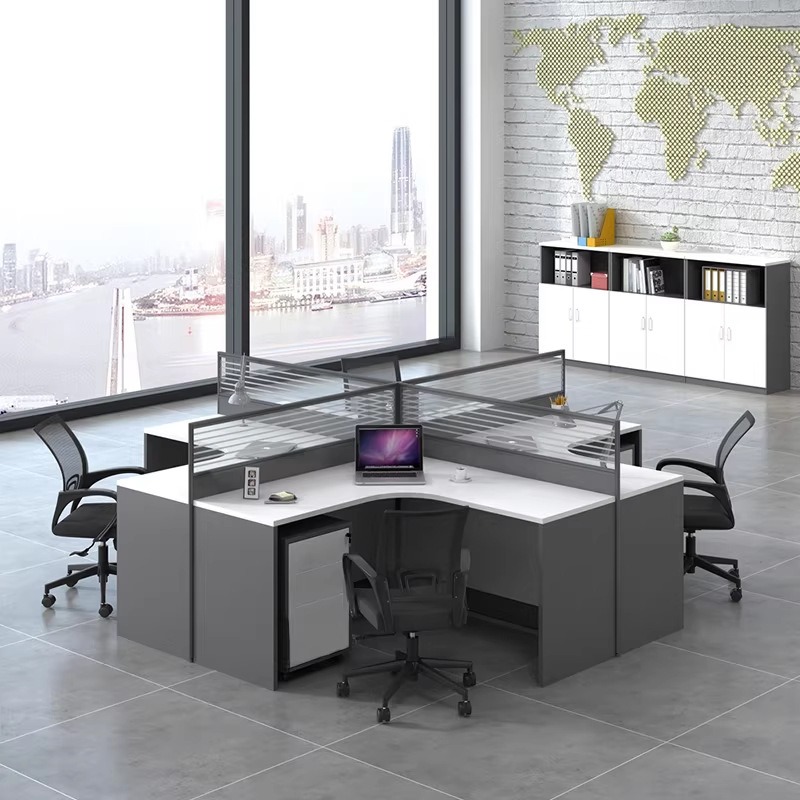 2, 4 veya 6 Kişilik Beyaz Ofis - L Shaped Desk Setup incelemesi ve fiyatı
