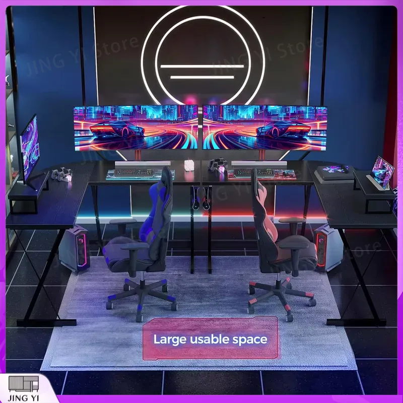 L Şekilli Oyun Masası Monitör  - L Shaped Desk Setup incelemesi ve fiyatı