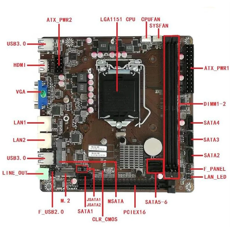 B365 Mini-ITX Anakart LGA 1151 - Intel Cpu Core I7 incelemesi ve fiyatı