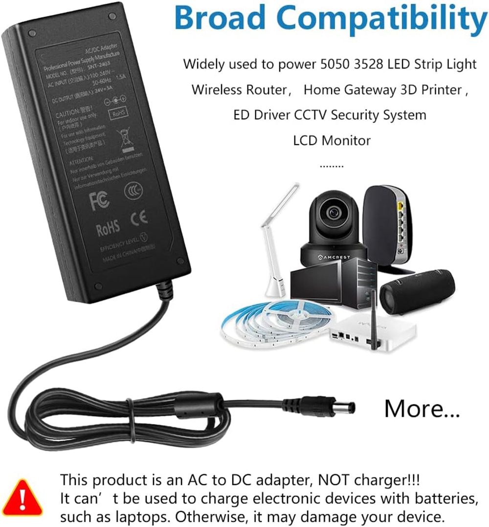24V AC Adaptör Şarj Cihazı Log - Desk Setup Speakers incelemesi ve fiyatı