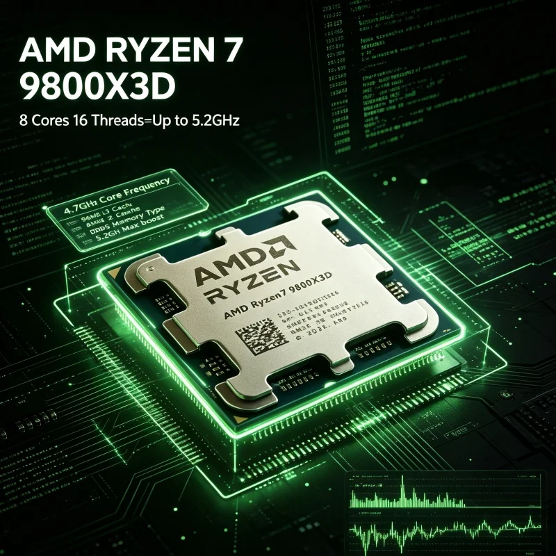 AMD Ryzen 7 9800X3D X3D Önbell - Amd Cpu Ryzen 7 incelemesi ve fiyatı