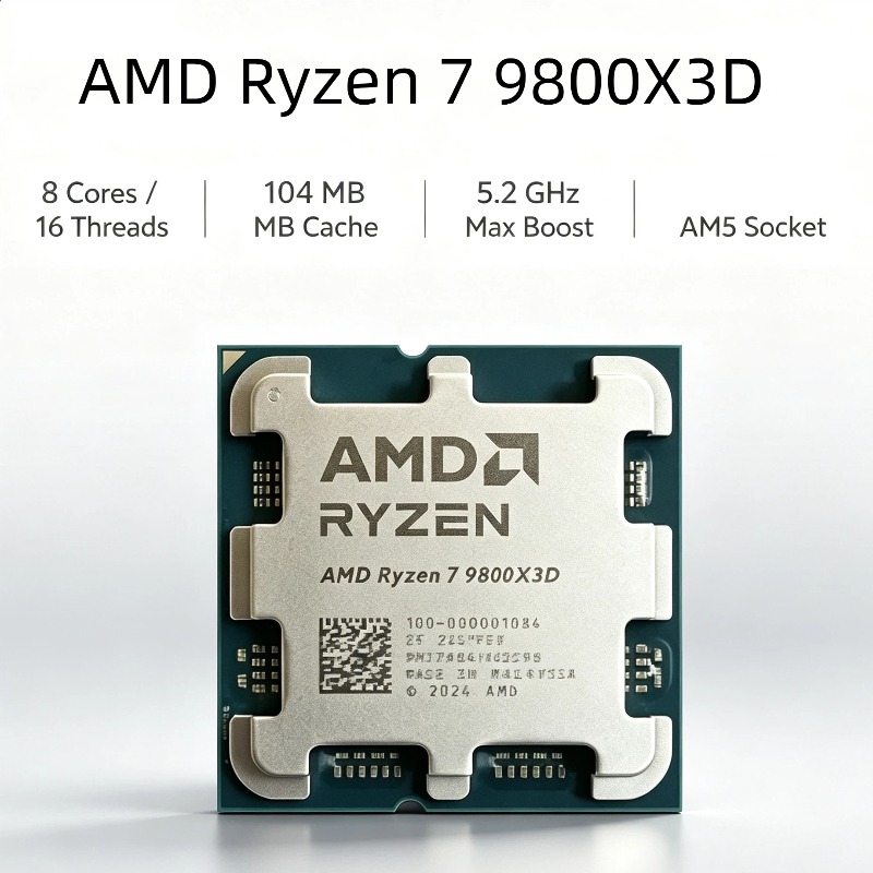 AMD Ryzen 7 9800X3D X3D Önbell - Amd Cpu Ryzen 7 incelemesi ve fiyatı