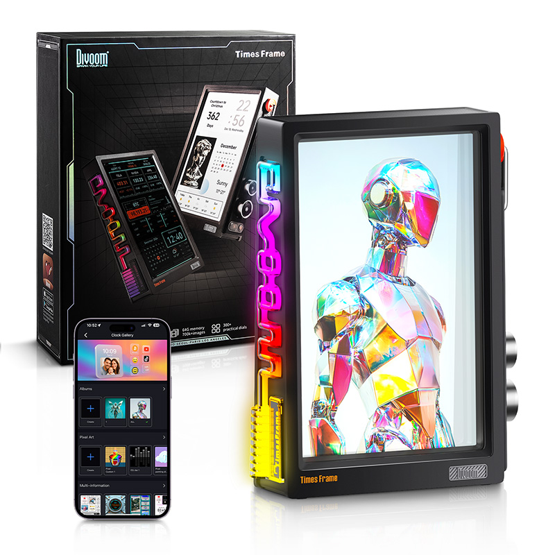 Divoom Times Frame Akıllı HD E - Desk Setup Diy incelemesi ve fiyatı