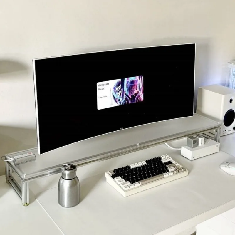 Alüminyum Monitör Standı Akril - Desk Setup For Laptop And Monitor incelemesi ve fiyatı