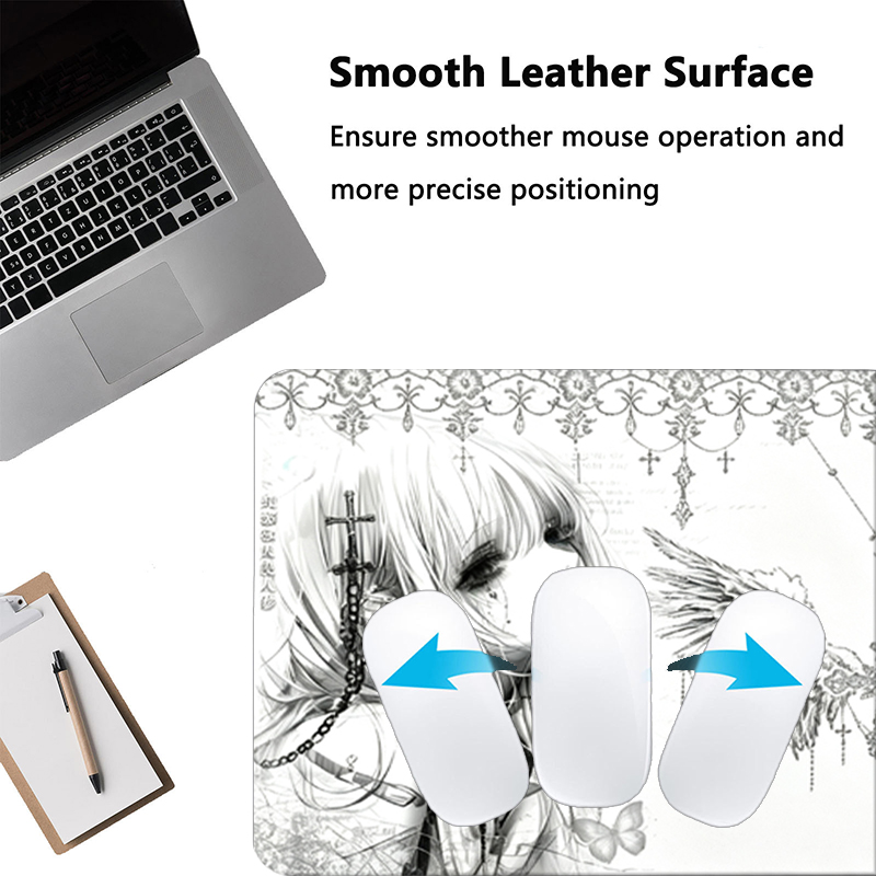 Deri Mousepad Siyah Beyaz Anim - Desk Setup Ergonomic incelemesi ve fiyatı