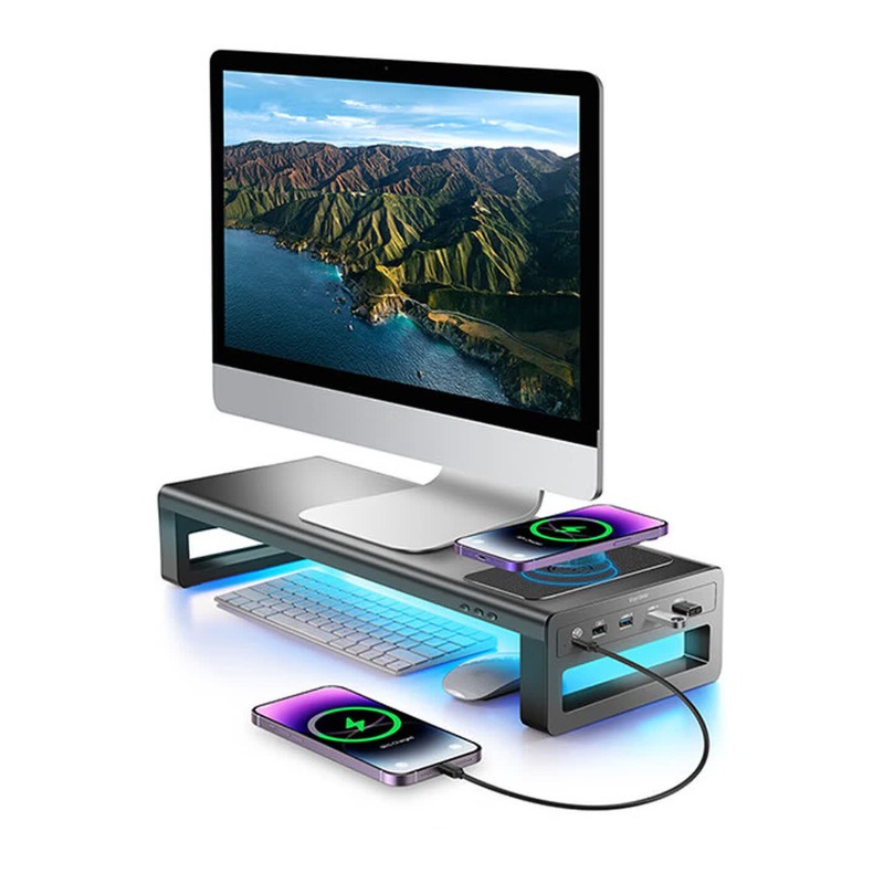 RGB Monitör Standı, Masaüstü B - Desk Setup For Laptop And Monitor incelemesi ve fiyatı