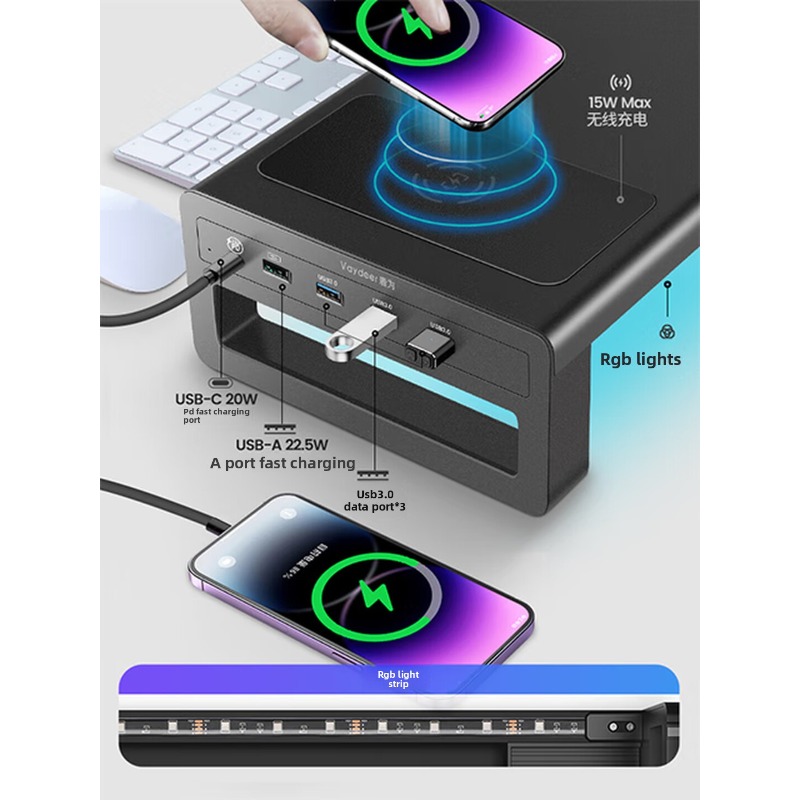 RGB Monitör Standı, Masaüstü B - Desk Setup For Laptop And Monitor incelemesi ve fiyatı