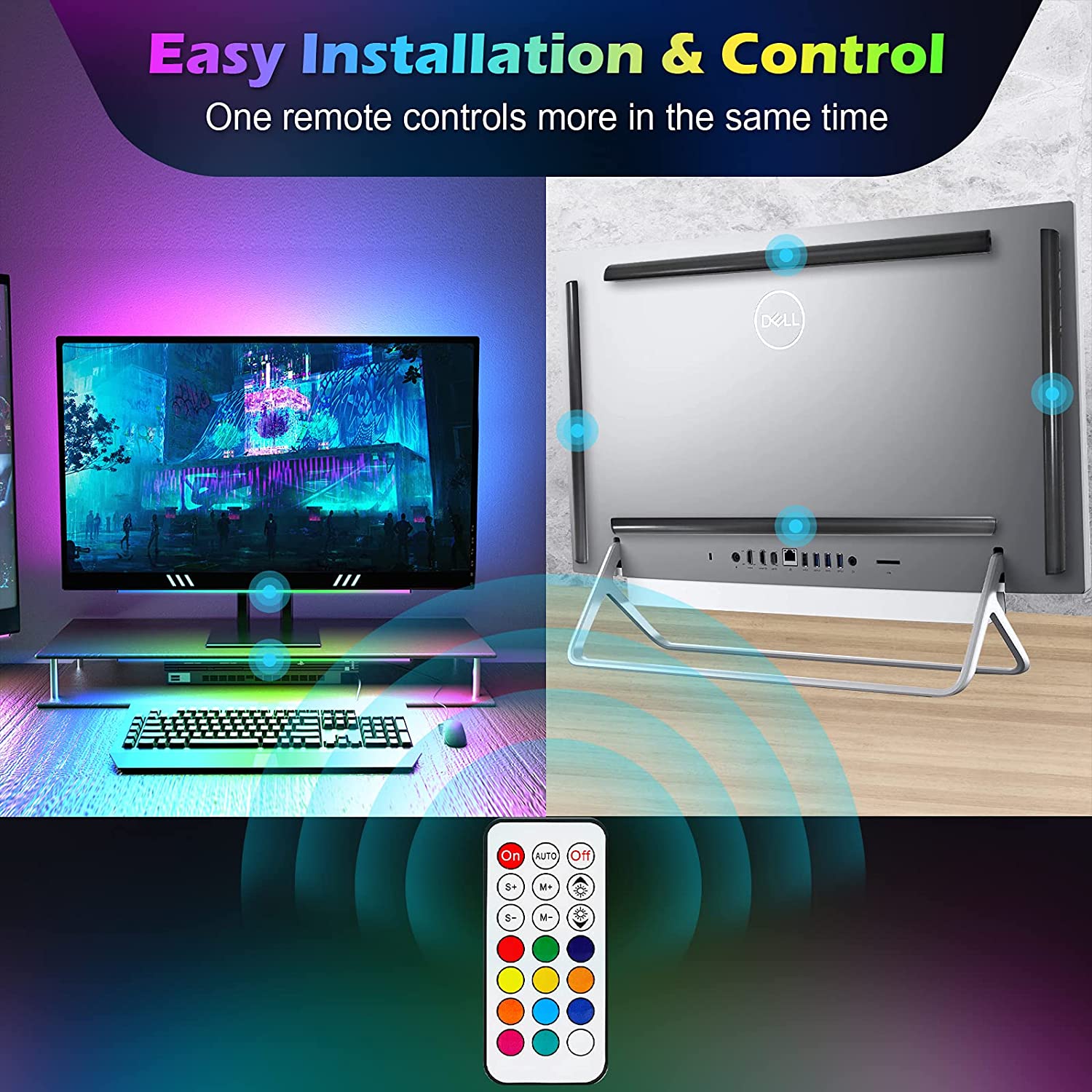 Monitör Altında Işık Çubuğu RG - Desk Setup Diy incelemesi ve fiyatı