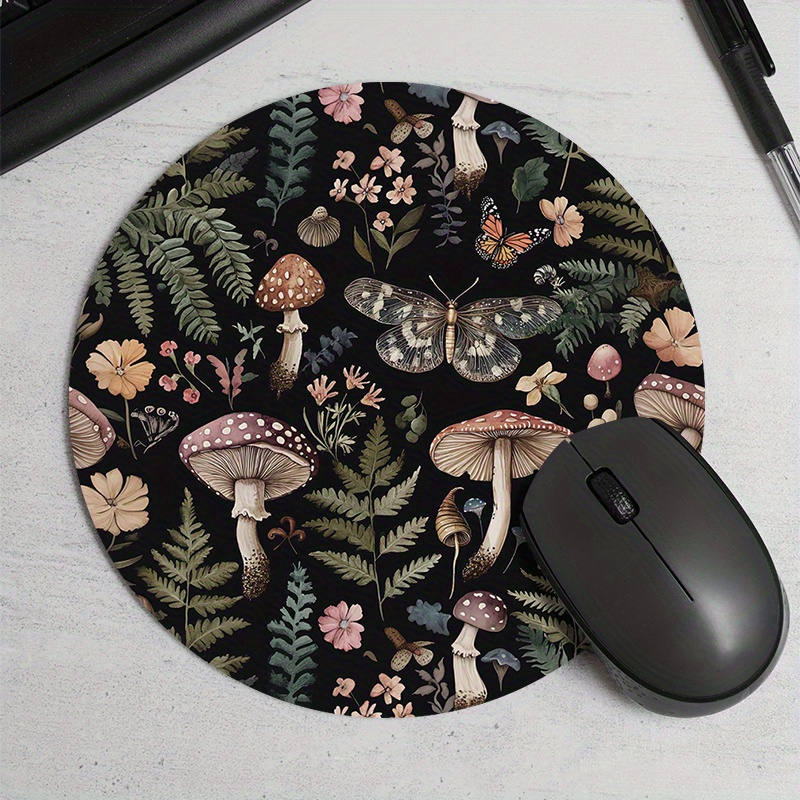 Yuvarlak Orman Bitki Mouse Pad - Desk Setup In Office incelemesi ve fiyatı