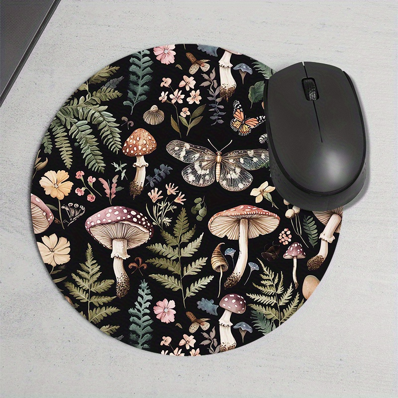 Yuvarlak Orman Bitki Mouse Pad - Desk Setup In Office incelemesi ve fiyatı