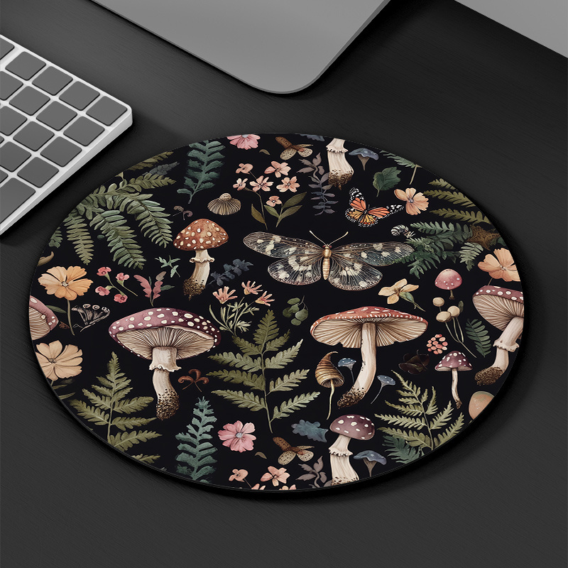 Yuvarlak Orman Bitki Mouse Pad - Desk Setup In Office incelemesi ve fiyatı